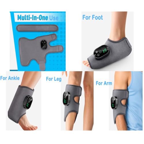 Cordless Foot Renew Triple Method Massager,Ankle Heating Pad for Relaxation