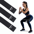 3 PCS Ring Resistance Bands, X-Heavy Duty, Total Body Fitness Exercise, Leg Strength, Yoga, Must-Have Men & Women, Black