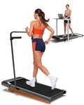 6% Incline 300 lbs Walking Pad Under Desk Treadmill,Metallic Black