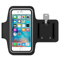 Running Armband Sports Gym Workout Case for Nord N200 5G Phone, Cover Band Arm Strap Reflective Water Resistant Compatible with OnePlus Nord N200 5G Model, Black (PH-PH20653C8K-87)
