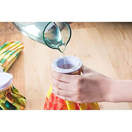 Blue Panda Ice Pack - Ice Bags for Injuries - Reusable Water Bags for Pain - Leak-Proof Fillable Cold Compress - Pack of 3, Small 6 in, Medium 9 in, Large 10.5 in