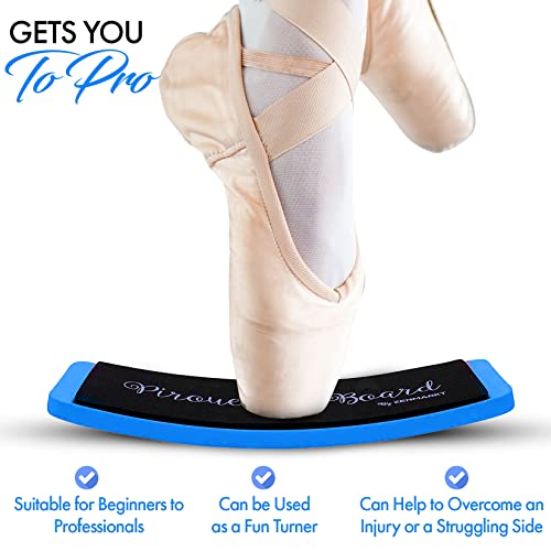 Zenmarkt Turning Board for Dancers, Cheerleaders, Gymnasts, Ice Skaters - color: Blue