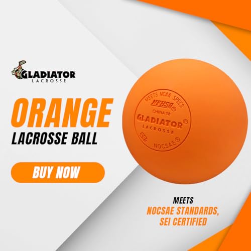 Gladiator Lacrosse Official Lacrosse Game Balls - color: Orange