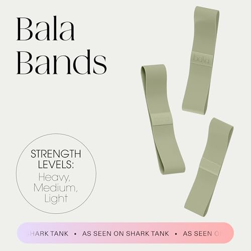 Bala Bands Resistance Bands, Non-Slip Fabric Exercise Bands - color: SAGE