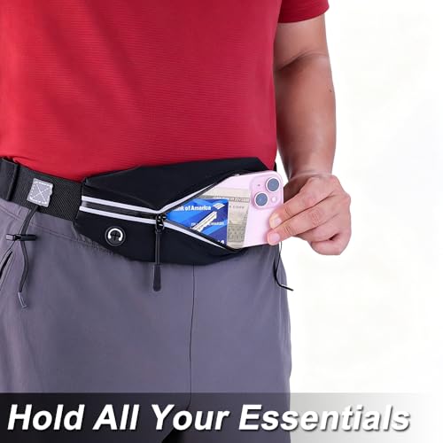 RJ-Sport Race Number Belt Bib Holder with Runner Pouch (Leopard) - color: 09 Leopard