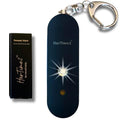 HerTime2 Personal Safety Alarm for Women - Loud Self Defense Siren, Waterproof Keychain with Strobe Light - Battery Powered, Black - color: Black, style: Battery Powered