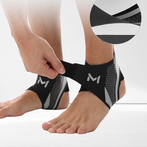 2-Pack Ankle Brace for Men Women, Adjustable Lace up Ankles Sock, Ankle Stabilizer with Straps, for Basketball, Sports Stability (Grey) - color: Grey