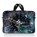 LSS 10.2 inch Laptop Sleeve Bag Carrying Case Pouch with Handle for 8" 8.9" 9" 10" 10.2" Acer, Asus, Dell, Hp, Sony, Toshiba, Clock Butterfly Time - color: Clock Butterfly Time, size: 8 in -10.2 in
