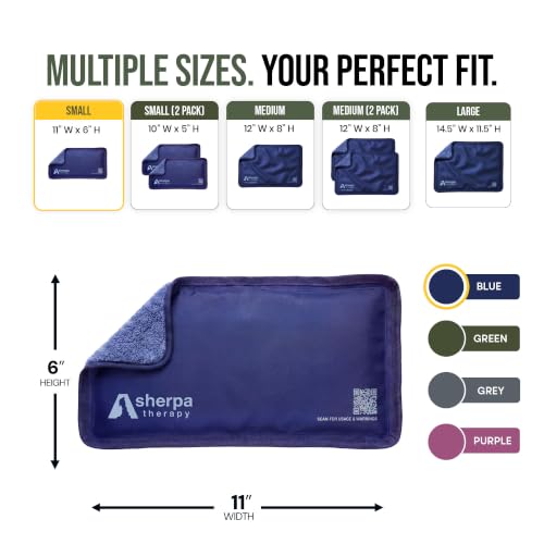 Flexible Hot and Cold Gel Pack Small 6" x 11" - size: Small, style: Blue
