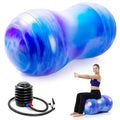 18''/20'' Peanut Ball for Kids & Adults, Anti-Burst Exercise Ball - color: Blue-purple, size: 20''(50cm*100cm)
