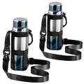 Nuovoware Water Bottle Holder With Strap, 2 Pack, 20-40 oz, Black+Black - color: Black+Black, size: 2 PCS