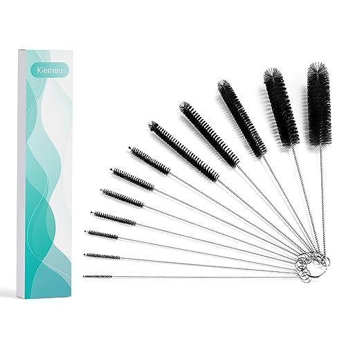 9.5 Inch Long Straw Cleaner Brush Set, 12 Pack Straw Pipe Cleaner Brush Set