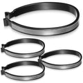 High Reflective Cycling Trousers Clips, 4 Pcs Bike Ankle Reflective Clip Outdoor Cycling Reflective-Gear Pant Cuff Clips