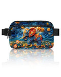 Elephant Fanny Pack Fashion Belt Bag Lightweight Waist Pouch with Adjustable Strap Mini Crossbody Bags for Women Travel Sports Running - color: Dark Blue