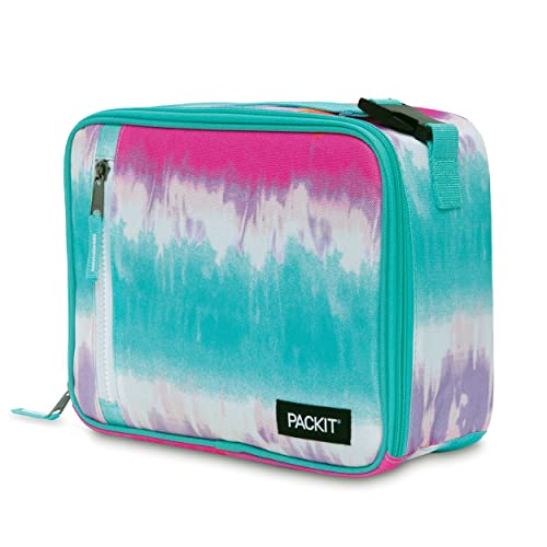 PackIt Freezable Classic Lunch Box, Tie Dye Sorbet - color: Tie Dye Sorbet