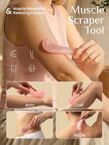 3PCS Muscle Scraper Tools, guasha Tool for Body, Scraping Tool Physical Therapy, myofascial Release Tool, Massage Tools for deep Tissue