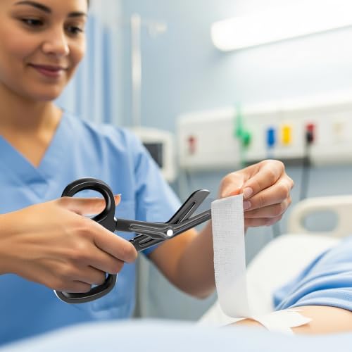 Utopia Care Trauma Shears For Nurses Stainless Steel Bandage Scissors 2 Pcs