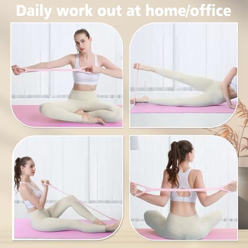 Figure 8 Fitness Resistance Bands with Handles for Working Out - color: 3 color