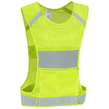Reflective Running Safety Vest, Hi Vis Biking Walking Gear Men Women - color: Neon Yellow, size: Small