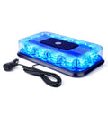 LUMENIX 12 Inch Rooftop Strobe Beacon Light Bar, Blue - color: Blue
