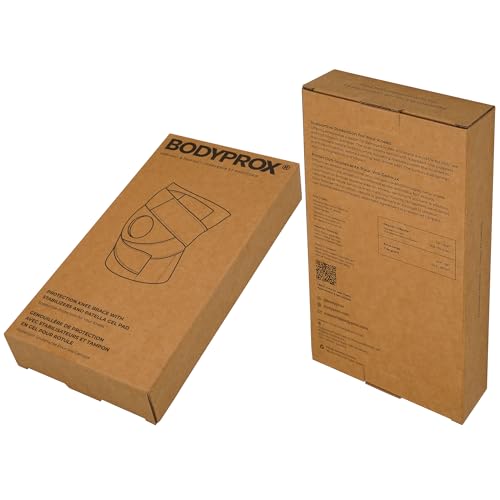 Bodyprox Knee Brace with Side Stabilizers & Patella Gel Pads for Knee Support - size: X-Large