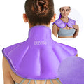 REVIX Shoulder Ice Pack Reusable, Hot Cold Gel Pack for Neck and Shoulder - style: Neck & Shoulder Purple