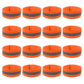 PATIKIL Reflective Bands for Wrist Arm Ankle Leg High Visibility Band - color: Orange