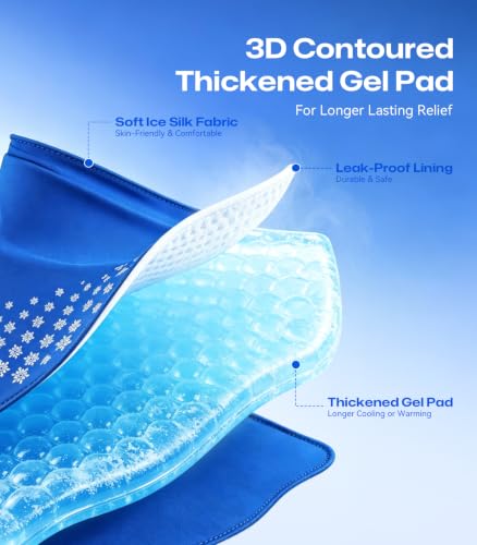Thumb & Wrist Hot Cold Ice Pack Wrap, Fits Either Hand, Size M - size: M