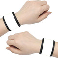 LED Glow Slap Bracelets Light Up Wristbands Flashing Arm Wrist Bands High Visibility Safety Gear Lights for Cycling Walking Running Concert Camping Outdoor Sports, Fits Women Men - color: 2 Pack - White