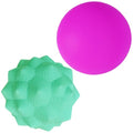 Silicone Massage Lacrosse Balls for Myofascial Release - color: 2.4"round+2.55"diamond