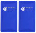 Koo-Care Gel Ice Pack for Injuries Reusable Flexible Cold Hot Therapy Compress for Head, Shoulder, Lower Back, Waist, Elbow, Knee, Ankle Pain Relief from Migraine, Post-Surgery 11x.5.9 Inch, 2 Pack - size: 11 x 5.9 Inch (Pack of 2)