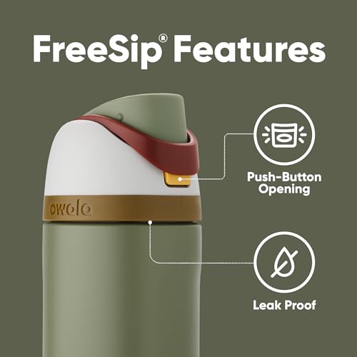 Owala Star Wars FreeSip Stainless Steel Water Bottle 24 oz Boba Fett - color: Boba Fett, size: 24 Ounces