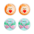 Hot and Cold Eye Pads, Reusable Eye Patches - color: Hedgehogs+red-crowned Cranes