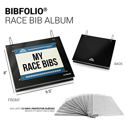 Gone For a Run BibFOLIO Race Bib Album - My Race Bibs - 9.5x8 - color: My Race Bibs