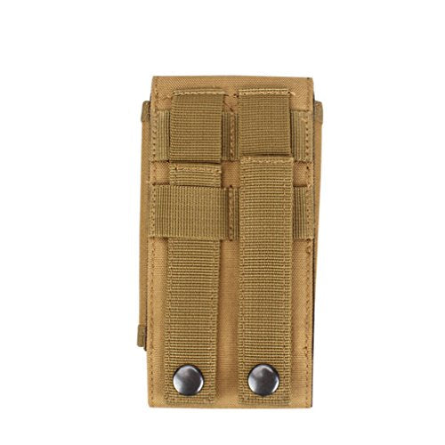 Tactical MOLLE Smartphone Holster, Universal Army Mobile Phone Belt Pouch EDC Security Pack Carry Accessory Kit Blowout Pouch Belt Loops Waist Bag Case for iPhone SE 5S Samsung Galaxy S4 mini - color: #D (Small)
