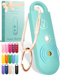 Vantamo Personal Alarm for Self Defense with Low Battery Notice, Strobe Light & Extra Loud 130 dB Double Speakers Safety Keychain Set for Women, Rechargeable Panic Button for Womens Self Defense - color: Aqua Marine