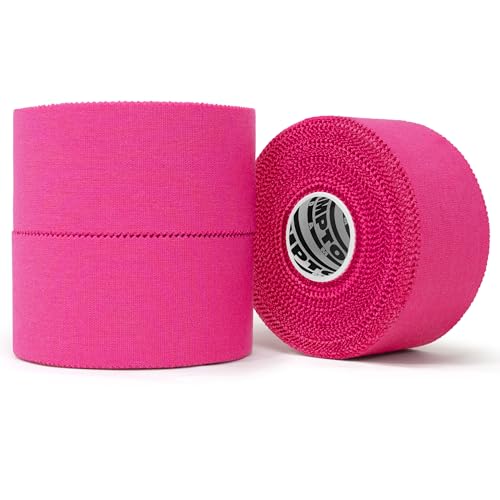 Hampton Adams Athletic Sports Tape, Very Strong, Easy Tear, No Residue - color: Hot Pink (1.5 Inch)