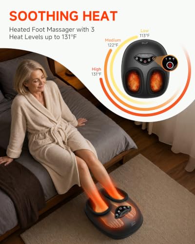 Snailax Foot Massager for Plantar Fasciitis, Neuropathy Circulation,Size 14 - color: C.black