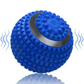 Vibrating Massage Ball 4-Speed High-Intensity Fitness Yoga Massage Roller, Relieving Muscle Tension Pain & Pressure Massaging Balls (Blue) - color: Blue