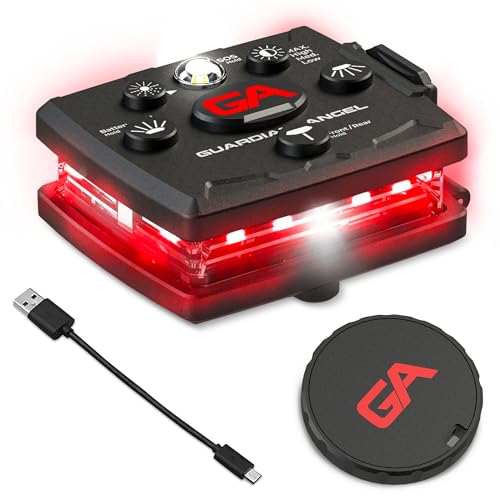 Guardian Angel Micro Safety Light - Red Front & Red Rear - color: Red/Red