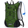 Lightweight Hydration Backpack, Running Backpack with 2L Water Bladder - color: Army Green-2