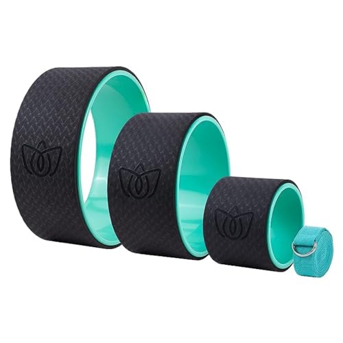 Florensi Yoga Wheel 3-Pack Back Roller & Stretcher for Pain Relief
