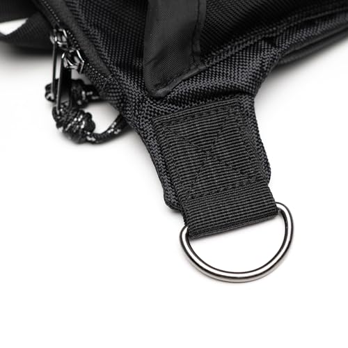 Dog Walking Waist Pack with 2 Water Bottle Holders, 2 D-Rings, Fanny Pack for Walking Running Hiking