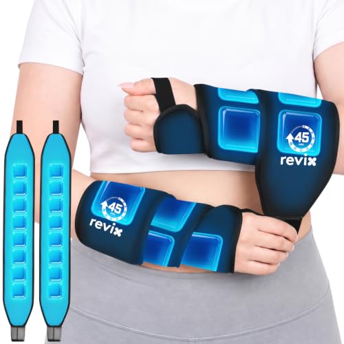 REVIX 45-Min Long-Lasting Wrist Ice Pack for Carpal Tunnel Relief, 2-Pack - style: 2 Packs