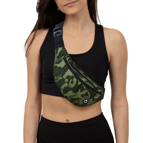 Fanny Packs for Men and Women Water-Repellent Sports Waist Pack Bag - color: 1pack-Black Camo