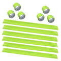 12PCS Reflective Snap Strap Night Riding Decorative Wristband Running Gear Outdoor Activities Accessories Suitable for Walking