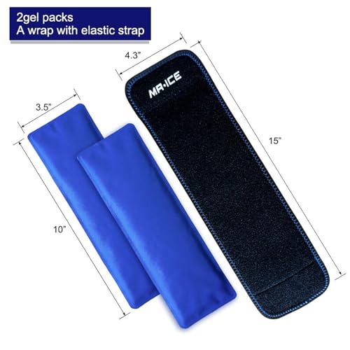 Ankle Ice Pack Wrap for Foot Pain Relief - Ankle Ice Packs for Injuries Reusable Gel Ice Pack for Sprains, Muscle Pain, Bruises - Foot Ice Pack Wrap for Wrist, Knee, Elbow, Achilles Tendon, Shin - style: foot & ankle