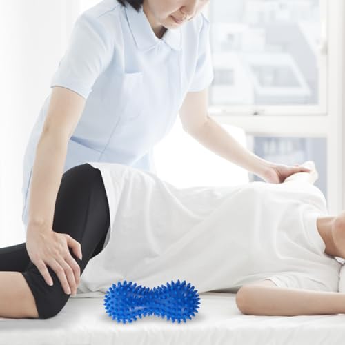 VILLCASE Massage Ball PVC 2 X Massage Balls Black and Blue 5.70 in