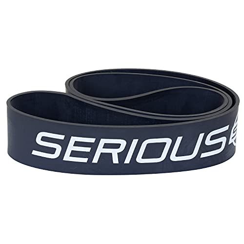 Serious Steel Fitness 32" Resistance Training Bands (Portable Exercise Band System Training Bands- Great for Individuals Under 5'10") - color: #5 Black (60-150 lbs.)