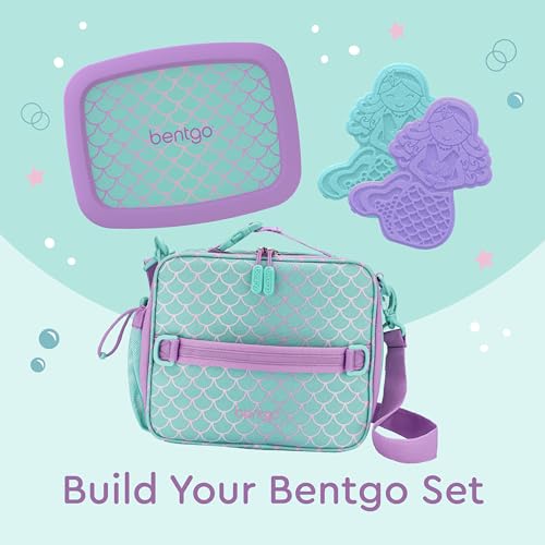 Bentgo Kids Prints Double-Insulated Reusable Lunch Bag - color: Mermaid